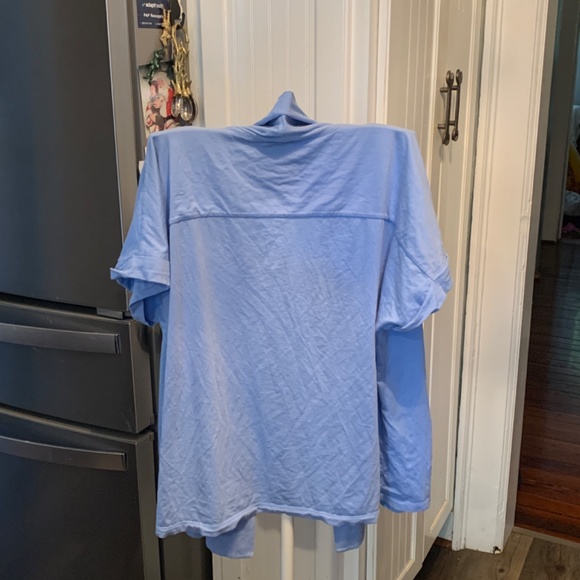 Talbots Pima cotton  and spandex open‎ tee cardigan. Worn a few times - Picture 4 of 4